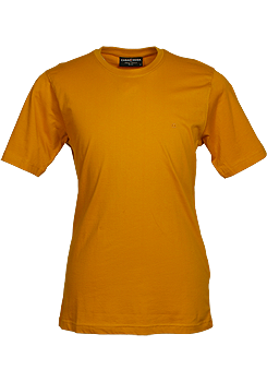 CASAMODA T-Shirt Halbarm Rundhals gelb