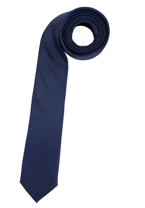 ETERNA Krawatte aus reiner Seide 6,0 cm breit nachtblau