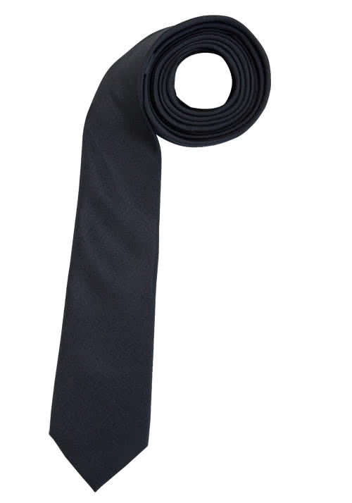 ETERNA Krawatte aus reiner Seide 6,0 cm breit schwarz