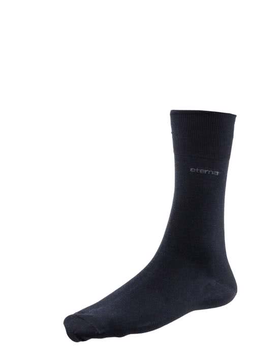 ETERNA Socken mercerisierte Baumwolle schwarz