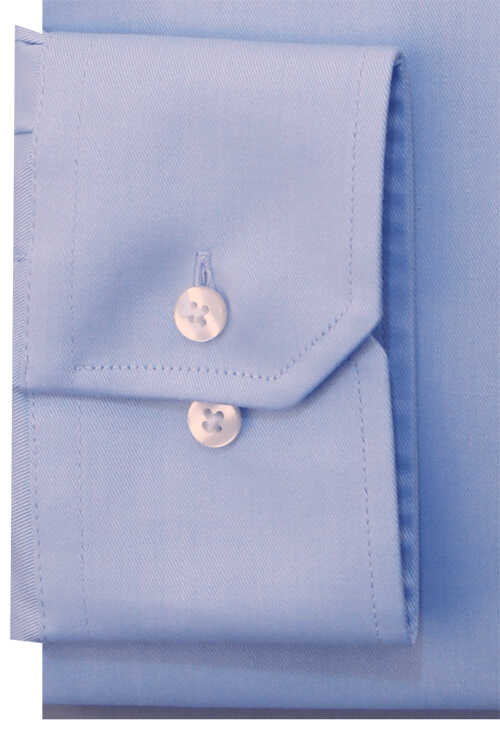 ETERNA Comfort Fit Cover Hemd Langarm Button Down Kragen Blickdicht hellblau