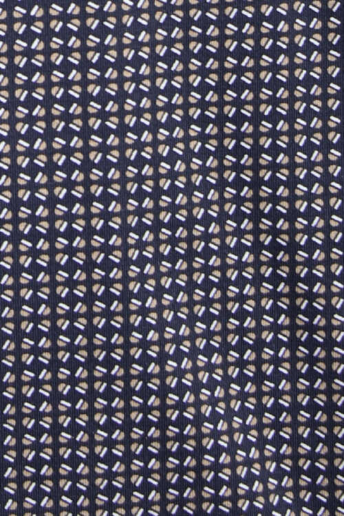 OLYMP Luxor 24/Seven modern fit Hemd Langarm Haifischkragen Muster dunkelblau