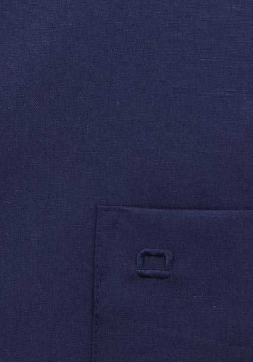 OLYMP Luxor modern fit Hemd Langarm mit New Kent Kragen Popeline nachtblau