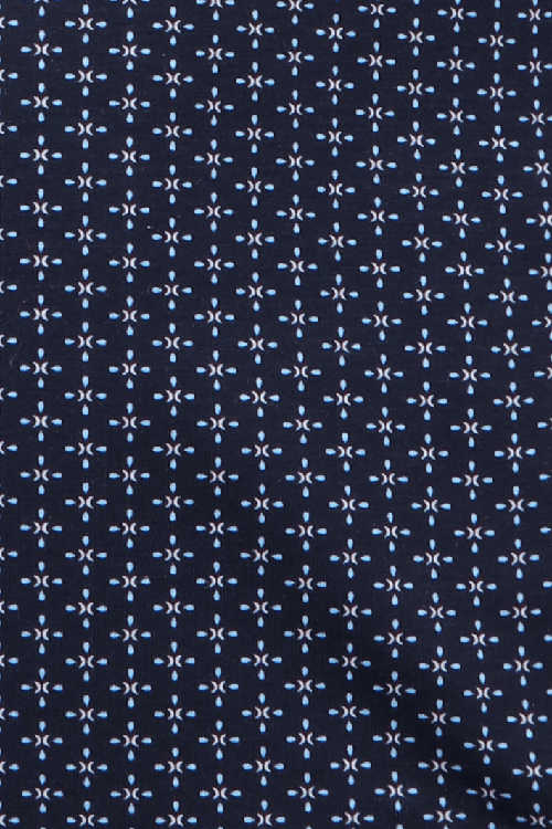 OLYMP No.Six 24/Seven super slim Businesshemd Langarm Muster dunkelblau