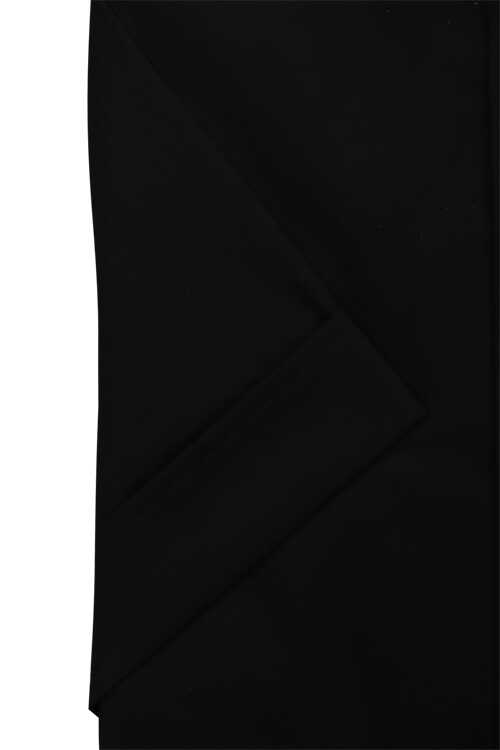 REDMOND Modern Fit Hemd Halbarm New Kent Kragen schwarz