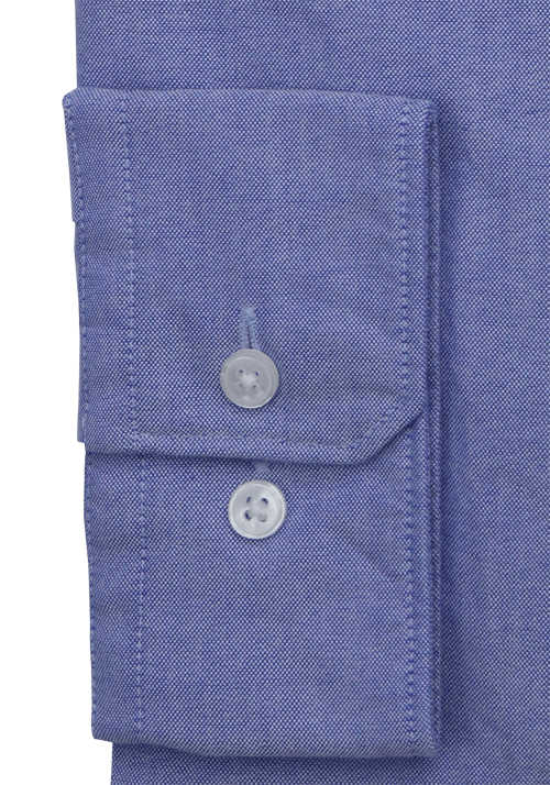 SEIDENSTICKER Slim Hemd Langarm Button Down Kragen Oxford blau