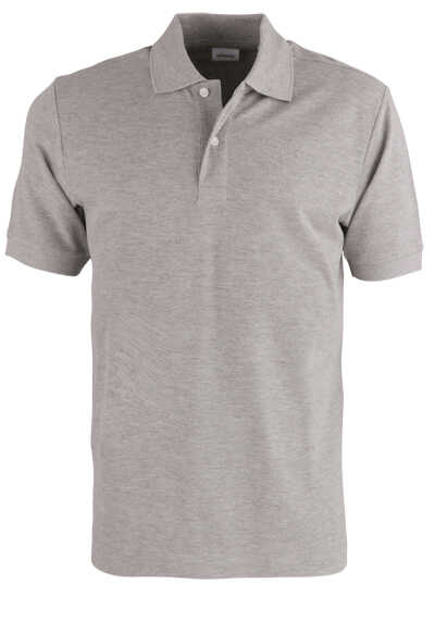 SEIDENSTICKER Polo-Shirt Halbarm Logostick grau