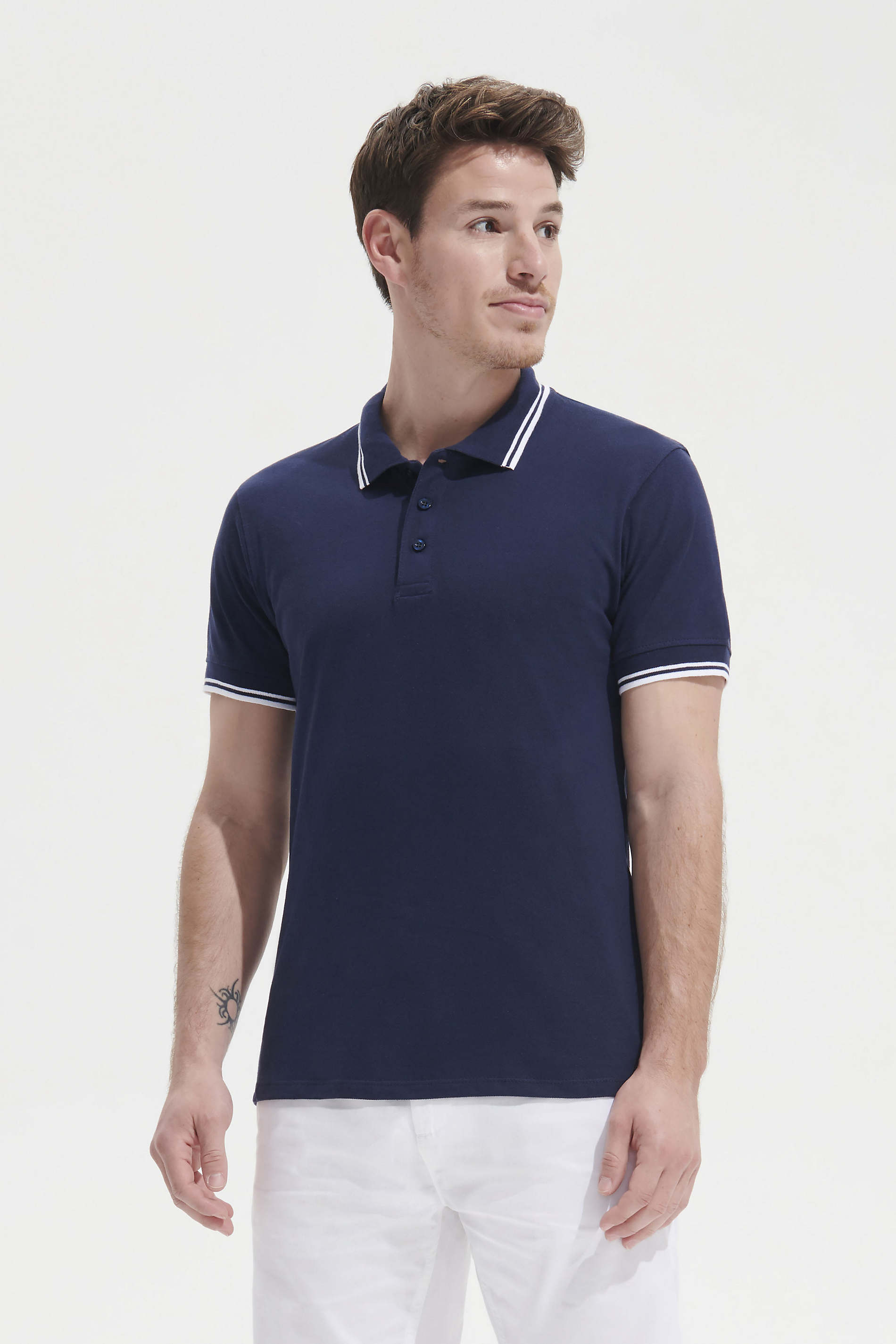 Produktbild fr 'OLYMP Regular Fit Polo Halbarm geknpfter Polokragen Active Dry COOLMAX blau'