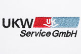 Firmenbestickung UKW Service GmbH