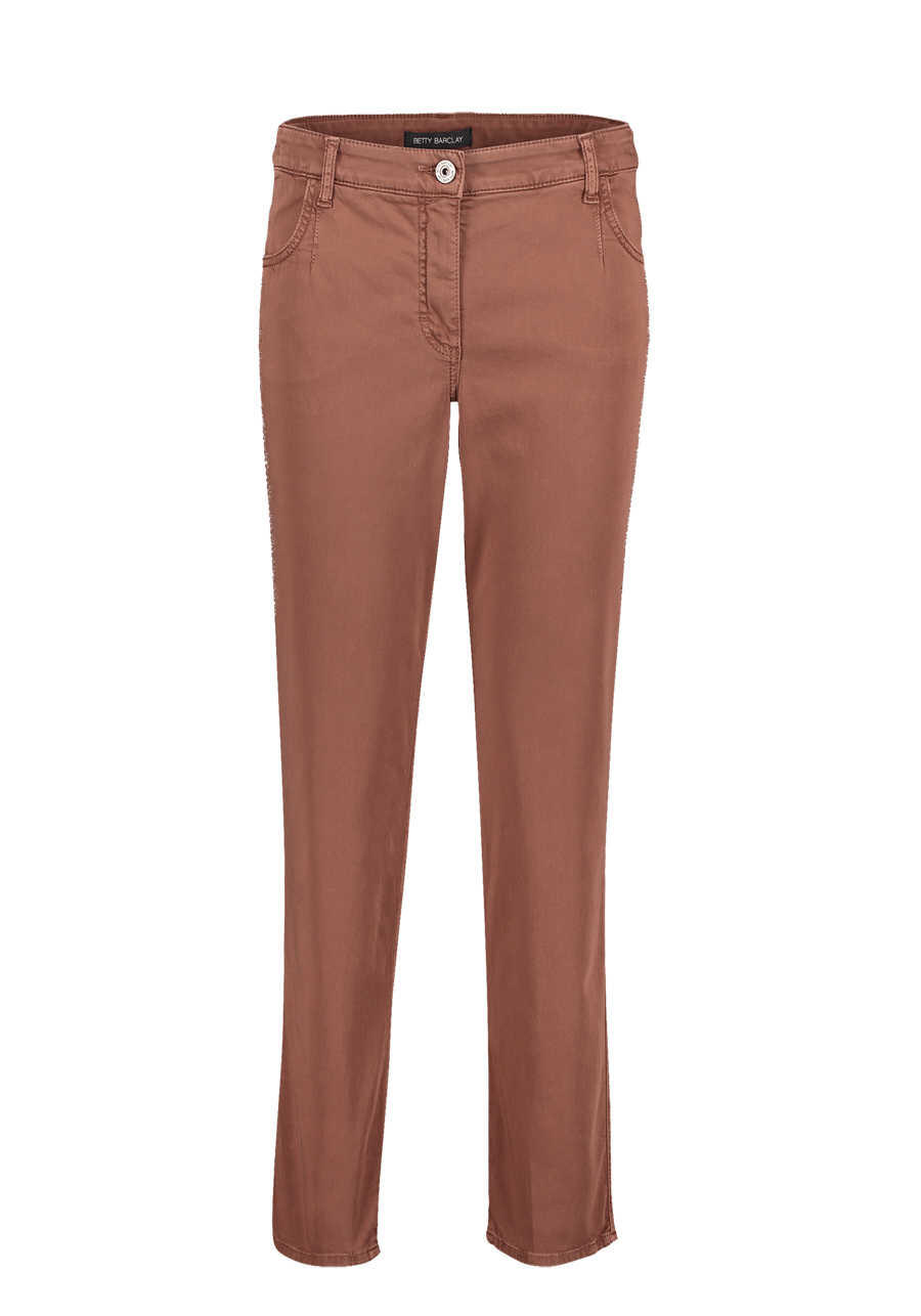 Produktbild fr 'BETTY BARCLAY Regular Fit Hose Mid Waist Stretch caramell'