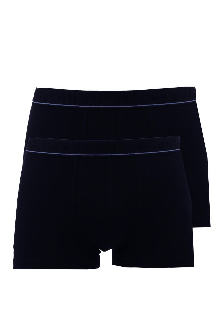 Produktbild fr 'BUGATTI Pants breiter Gummibund Single Jersey Doppelpack dunkelblau'
