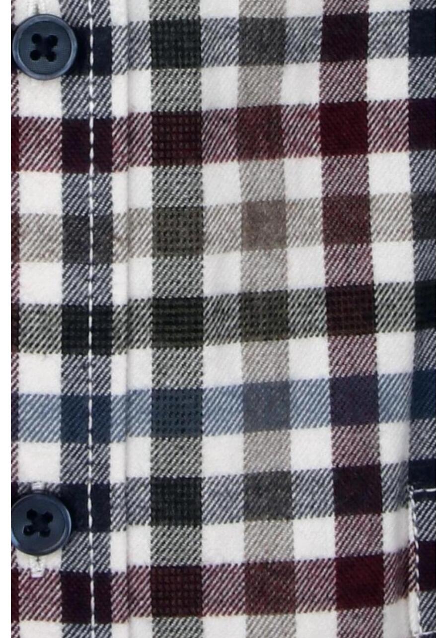 Produktbild fr 'CASAMODA Casual Fit Hemd Langarm Button Down Kragen Karo dunkelblau'
