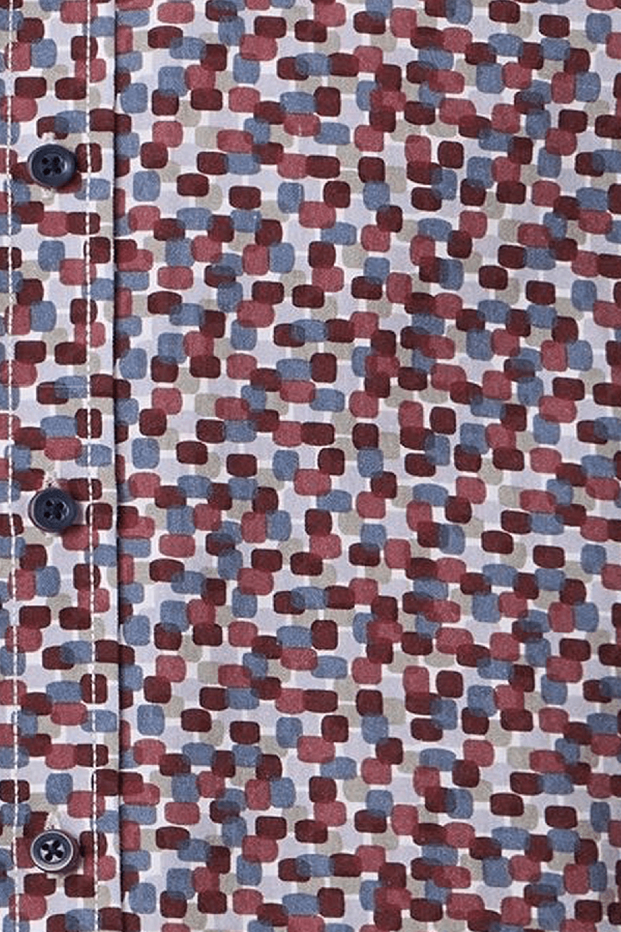 Produktbild f�r 'CASAMODA Casual Fit Hemd Langarm New Kent Kragen Muster rot'