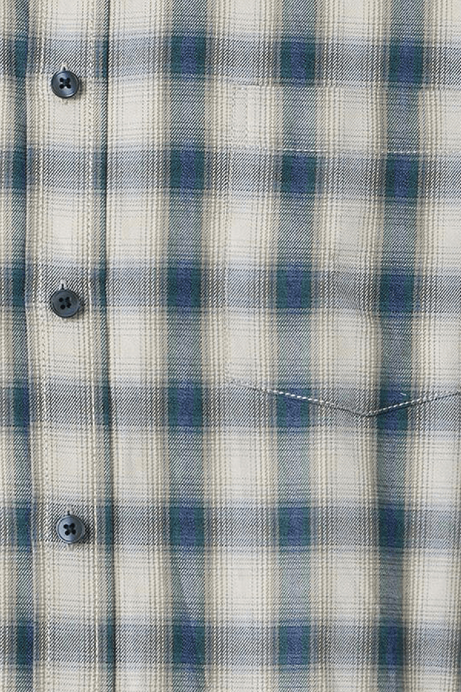 Produktbild f�r 'CASAMODA Casual Fit Hemd Langarm New Kent Kragen Flanell Karo blau'