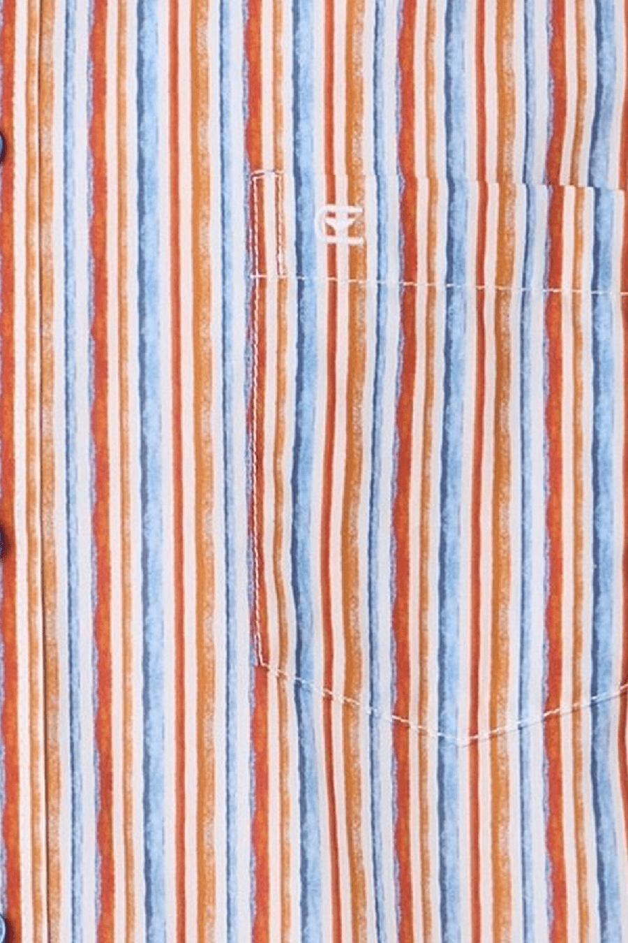 Produktbild fr 'CASAMODA Casual Fit Hemd Halbarm New Kent Kragen Streifen blau'