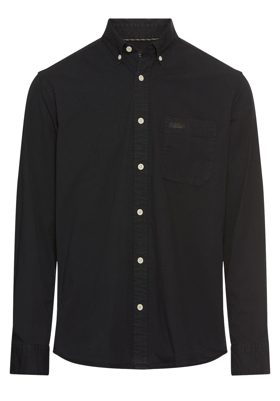 Produktbild f�r 'CAMEL ACTIVE Hemd Langarm Button Down Kragen Stretch Garment Dye anthrazit'