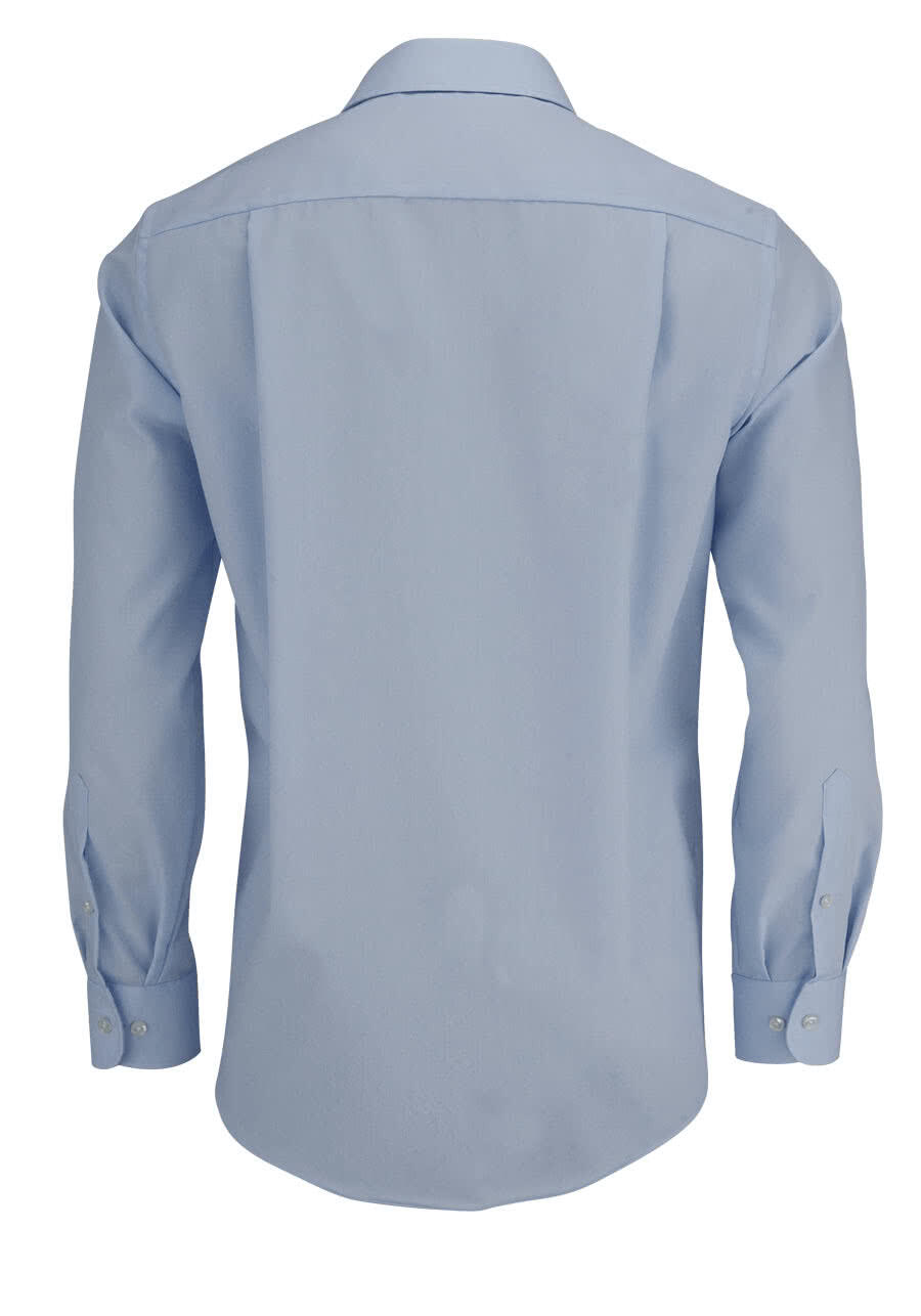 CASAMODA Comfort Fit Hemd Langarm New Kent Kragen Popeline hellblau