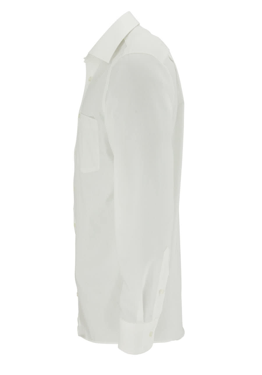 CASAMODA Comfort Fit Hemd super langer Arm Popeline beige