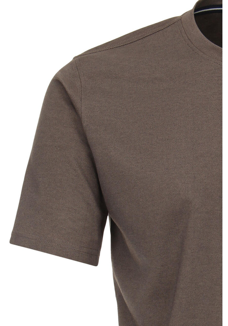 Produktbild fr 'CASAMODA T-Shirt Halbarm Rundhals Brusttasche beige'