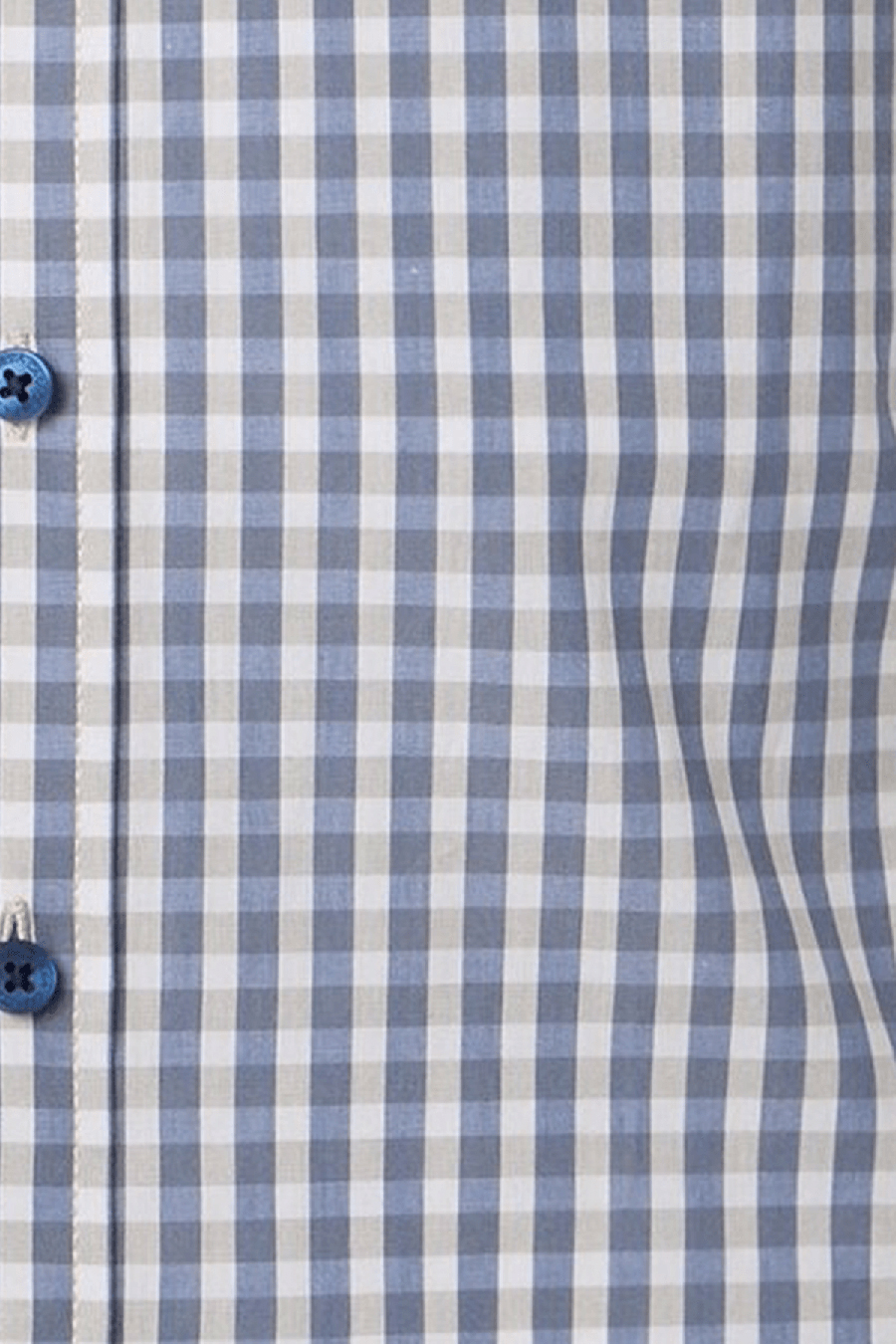 Produktbild fr 'CASAMODA Casual Fit Hemd Halbarm Button Down Kragen Karo blau'