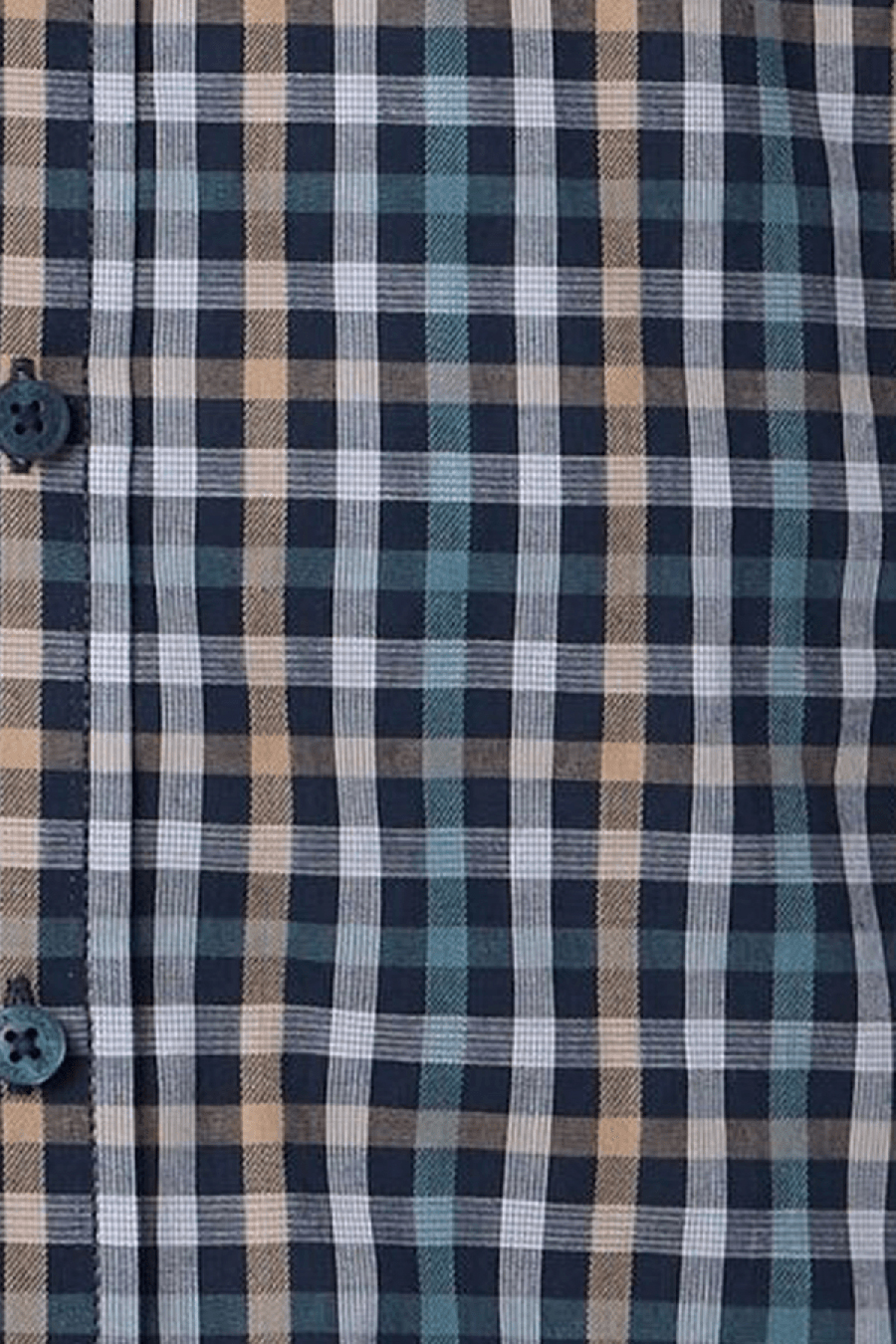 Produktbild fr 'CASAMODA Casual Fit Hemd Langarm Button Down Kragen Multikaro blau'
