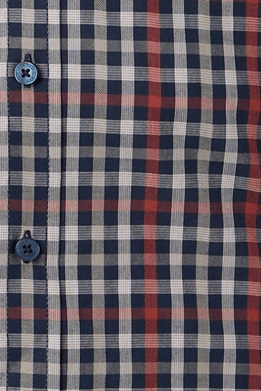 Produktbild fr 'CASAMODA Casual Fit Hemd Langarm Button Down Kragen Multikaro dunkelblau'