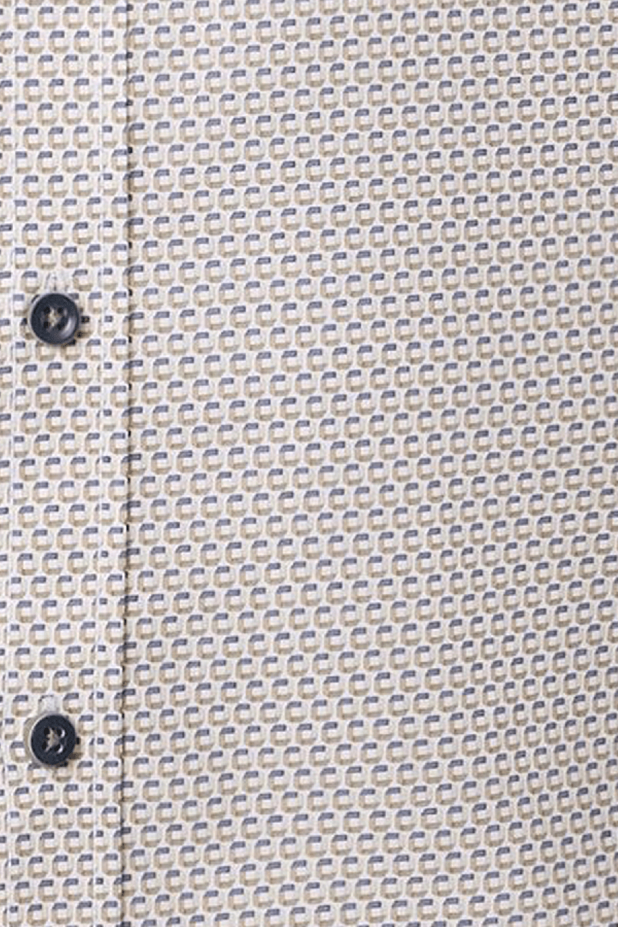 Produktbild fr 'CASAMODA Casual Fit Hemd Halbarm New Kent Kragen Muster beige'
