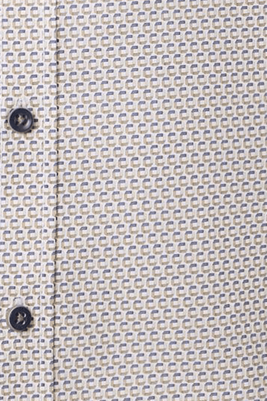 Produktbild fr 'CASAMODA Comfort Fit Hemd Halbarm New Kent Kragen Muster beige'