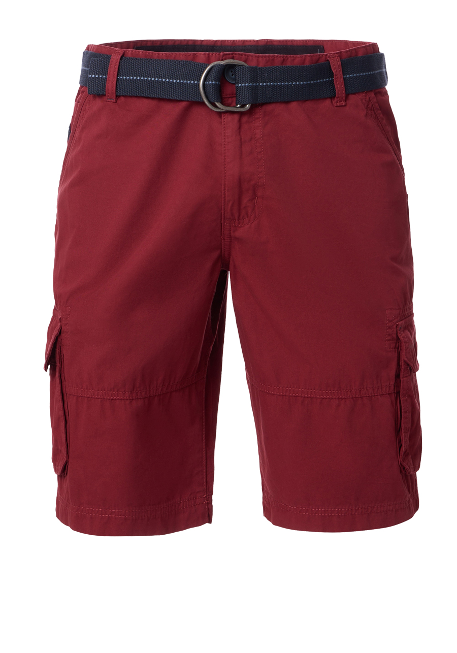 Produktbild fr 'CASAMODA Bermuda Short Cargo Baumwolle dunkelrot'