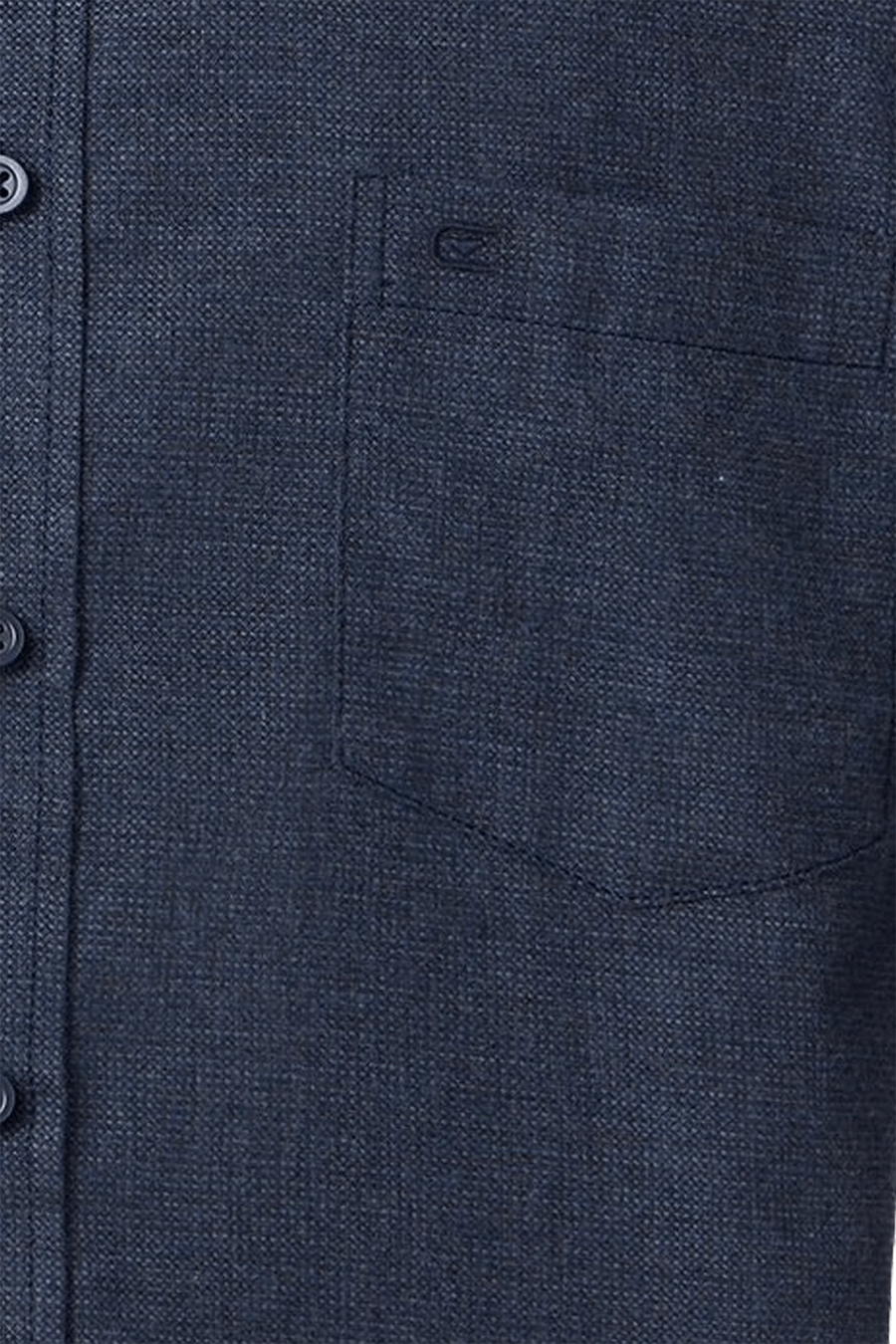 Produktbild f�r 'CASAMODA Casual Fit Hemd Langarm New Kent Kragen Struktur dunkelblau'