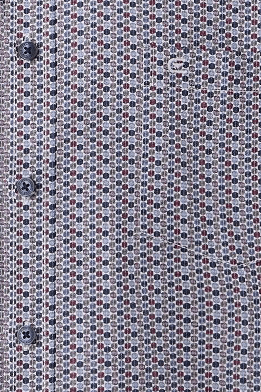 Produktbild f�r 'CASAMODA Casual Fit Hemd Langarm Button Down Kragen Streifen Muster blau'