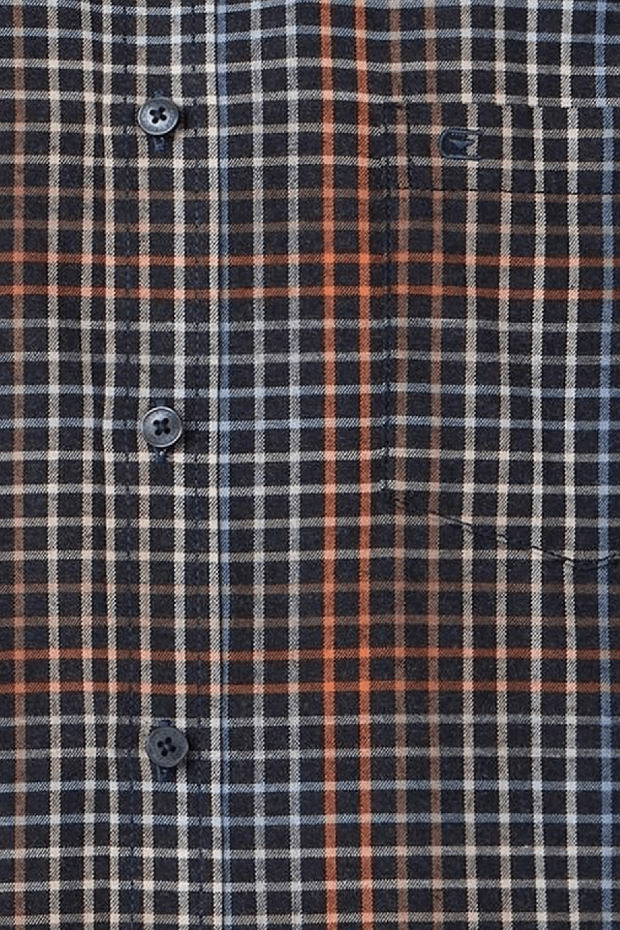 Produktbild f�r 'CASAMODA Casual Fit Hemd super langer Arm Button Down Kragen Flanell Karo blau'