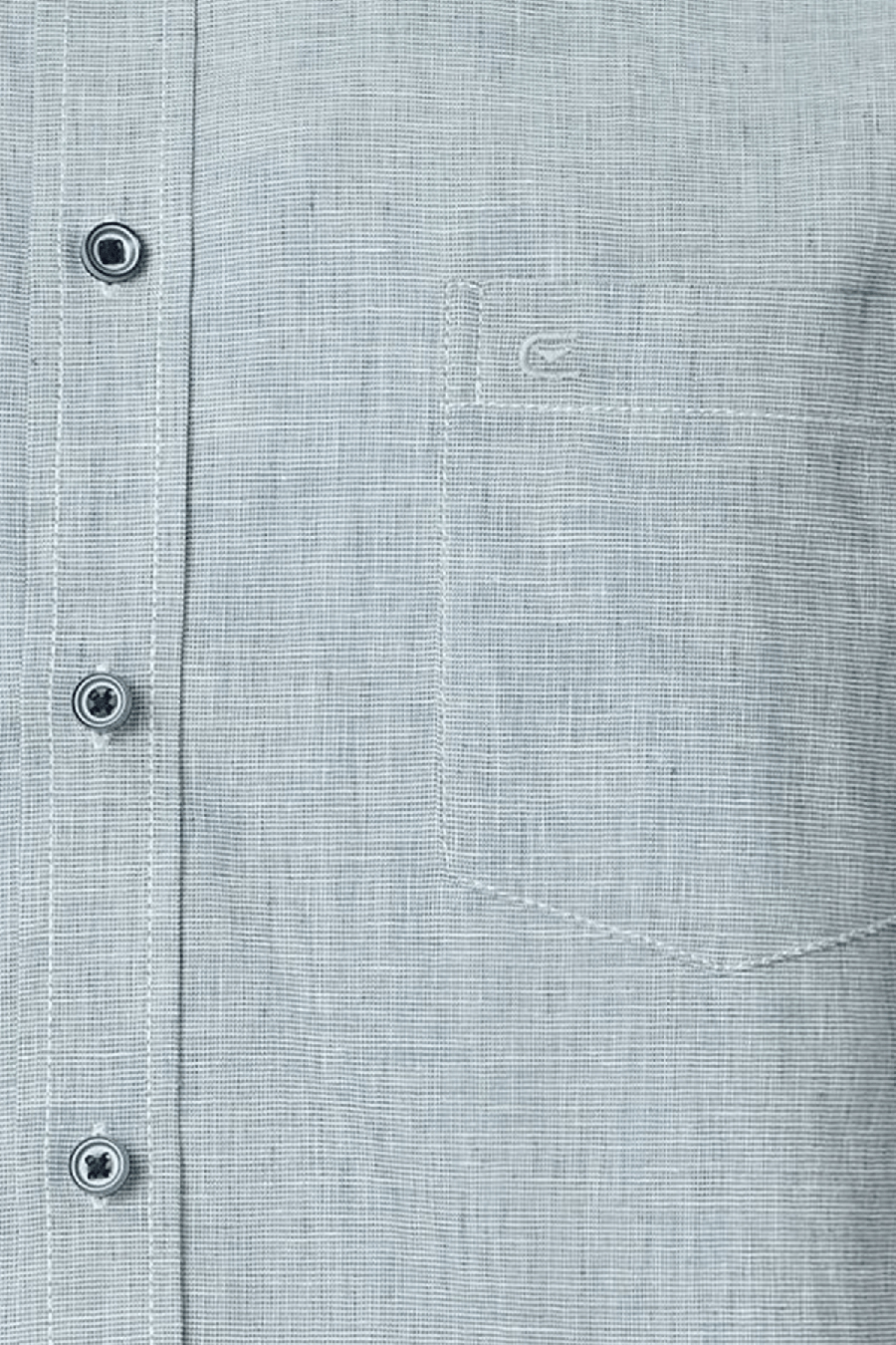 Produktbild f�r 'CASAMODA Casual Fit Hemd Halbarm Button Down Kragen Leinenmix gr�n'