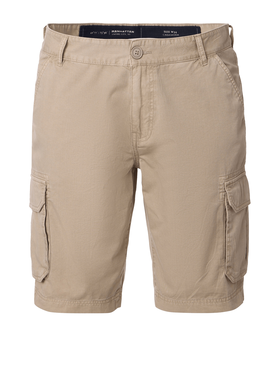 Produktbild f�r 'CASAMODA Bermuda Cargo Shorts Baumwolle beige'