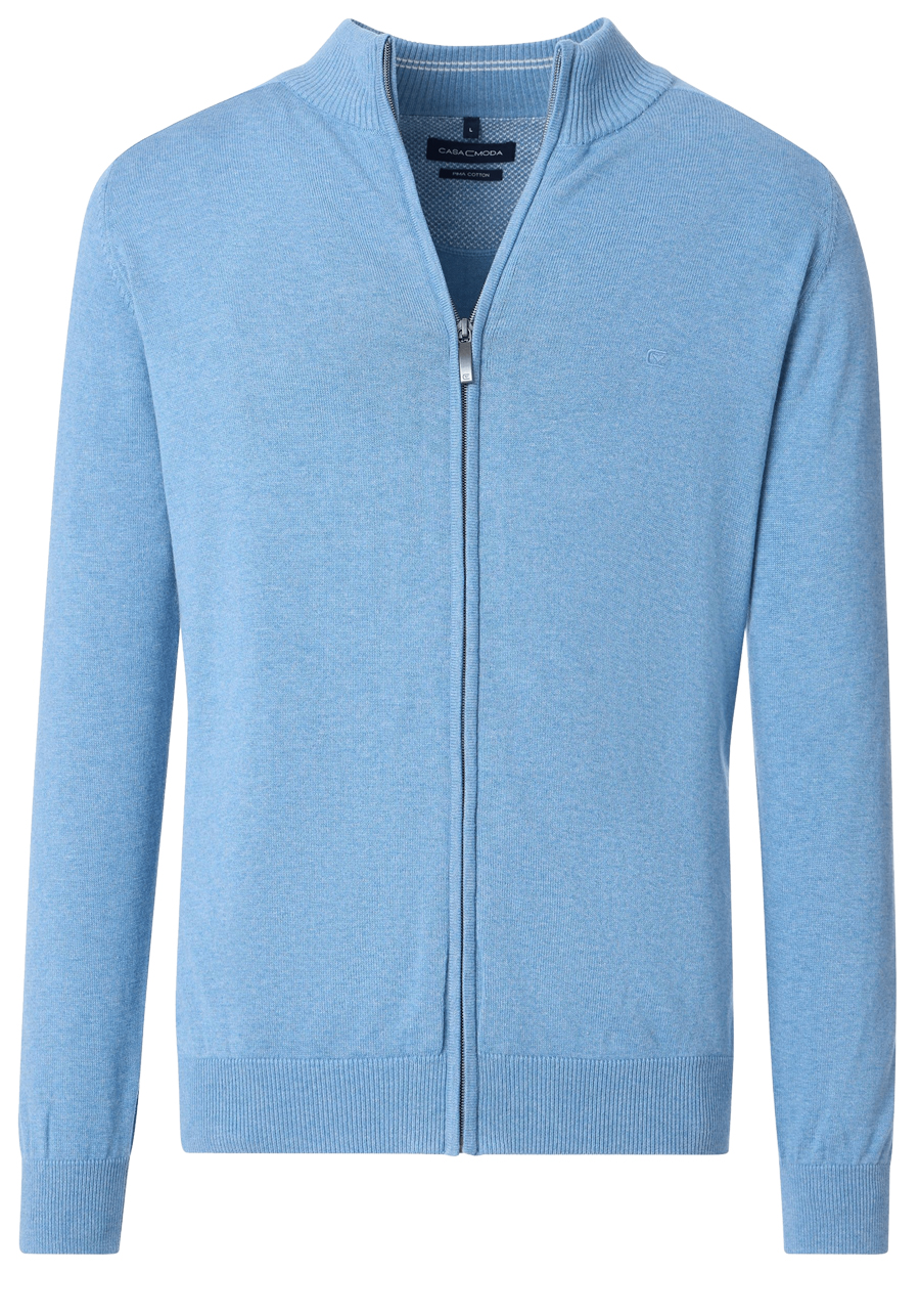 Produktbild fr 'CASAMODA Cardigan Langarm mit Reiverschluss blau'