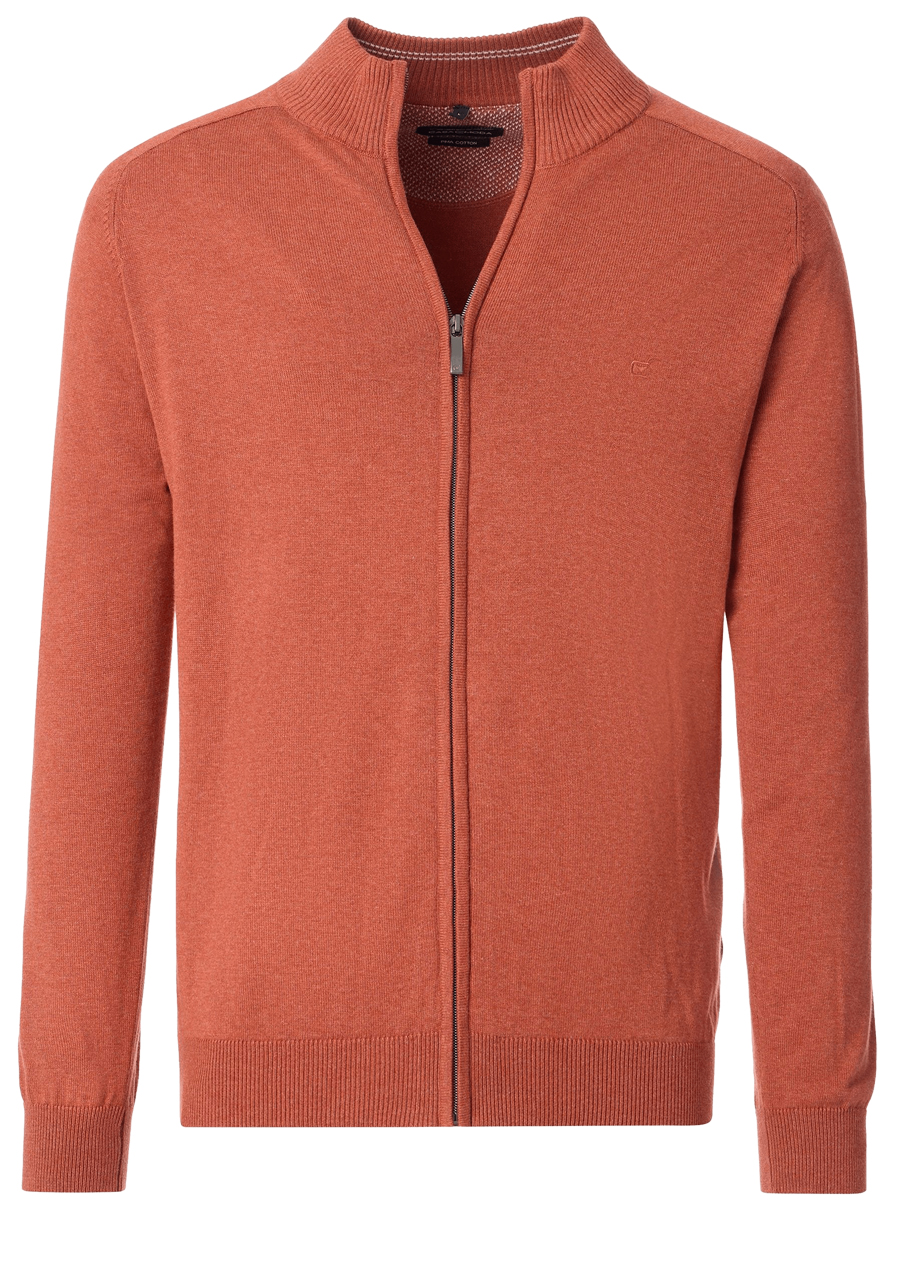 Produktbild fr 'CASAMODA Cardigan Langarm mit Reiverschluss bronze'
