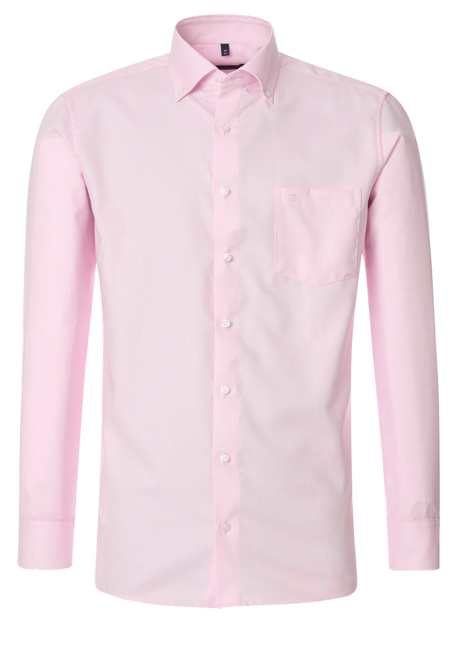 Produktbild fr 'CASAMODA Comfort Fit Hemd Langarm Button Down Kragen Oxford rosa'