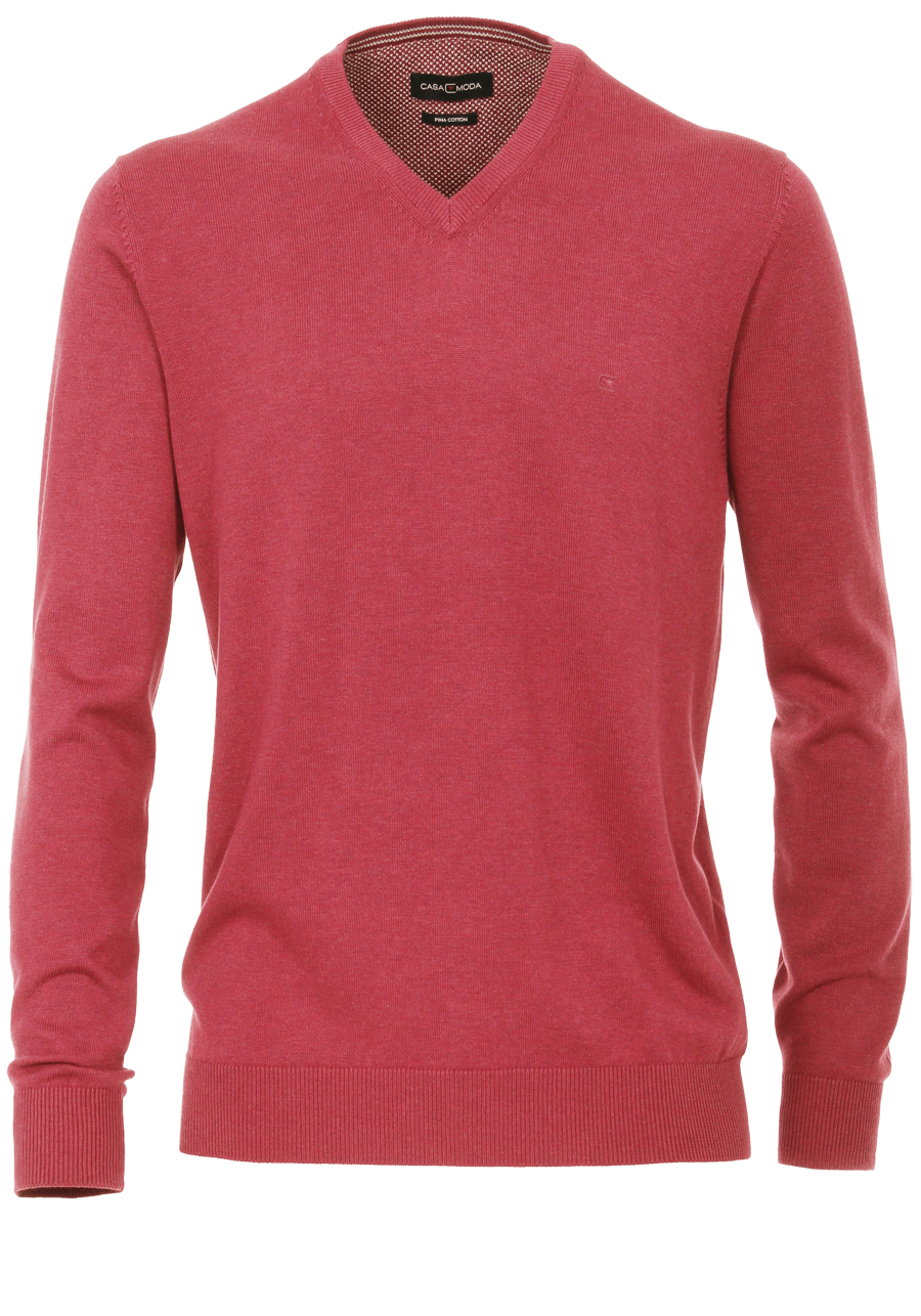 Produktbild fr 'CASAMODA Pullover Langarm V-Ausschnitt Strick altrosa'