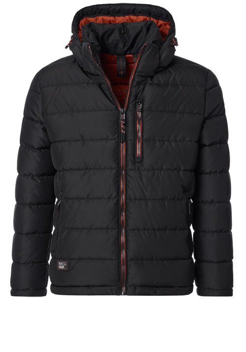 Produktbild fr 'CASAMODA Steppjacke Langarm Reiverschluss schwarz'