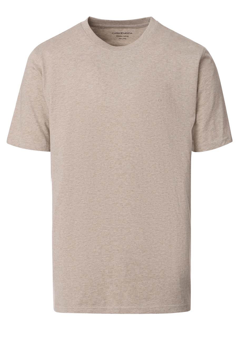 Produktbild f�r 'CASAMODA T-Shirt mit Rundhals reine Baumwolle haut'