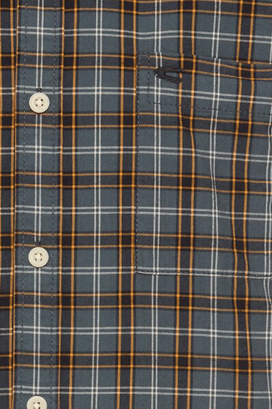 Produktbild f�r 'CAMEL ACTIVE Hemd Langarm Button Down Kragen Karo blau'