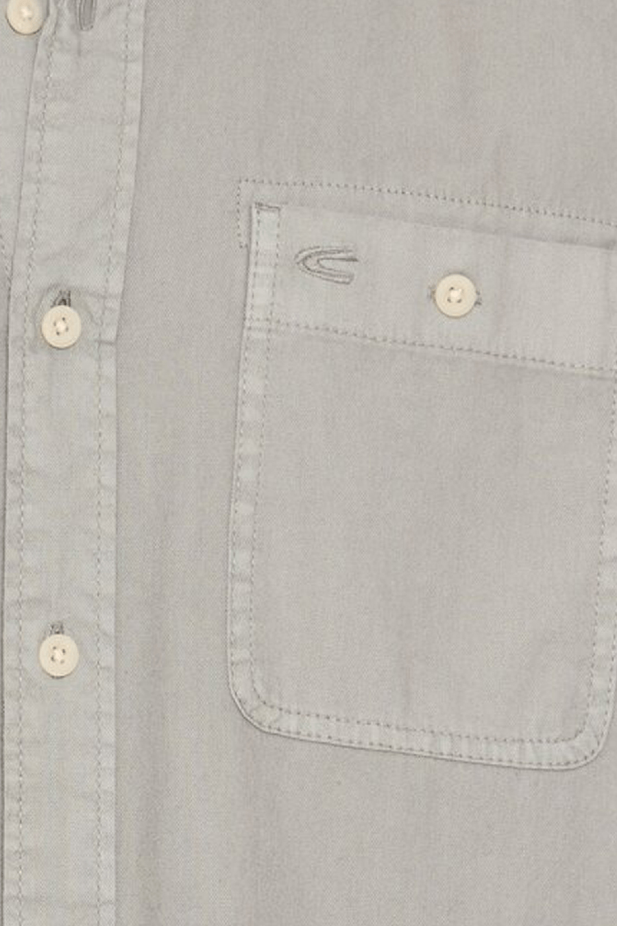 Produktbild f�r 'CAMEL ACTIVE Hemd Langarm New Kent Kragen Garment Dye grau'