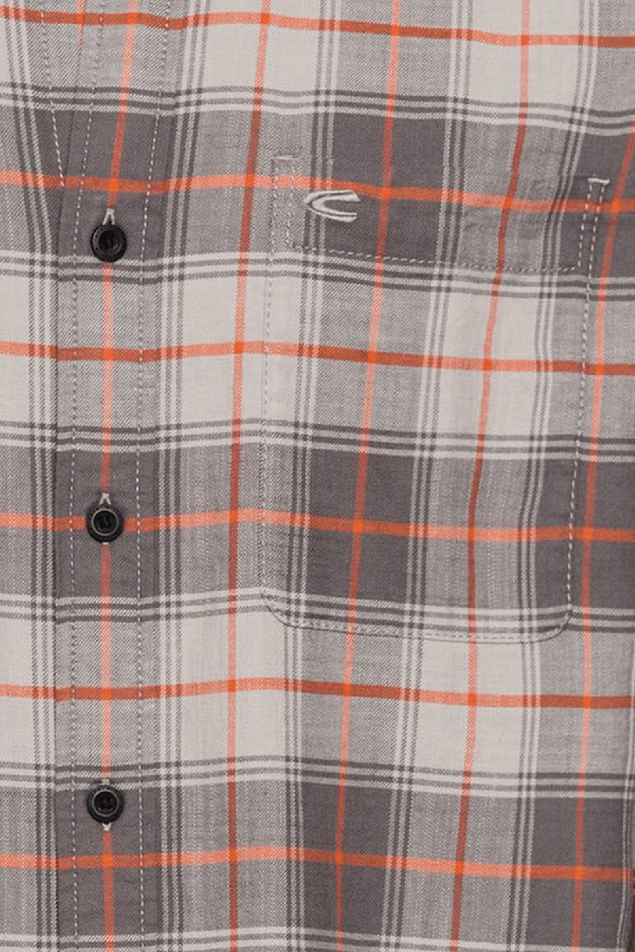 Produktbild f�r 'CAMEL ACTIVE Hemd Langarm Button Down Kragen Flanell Karo orange'