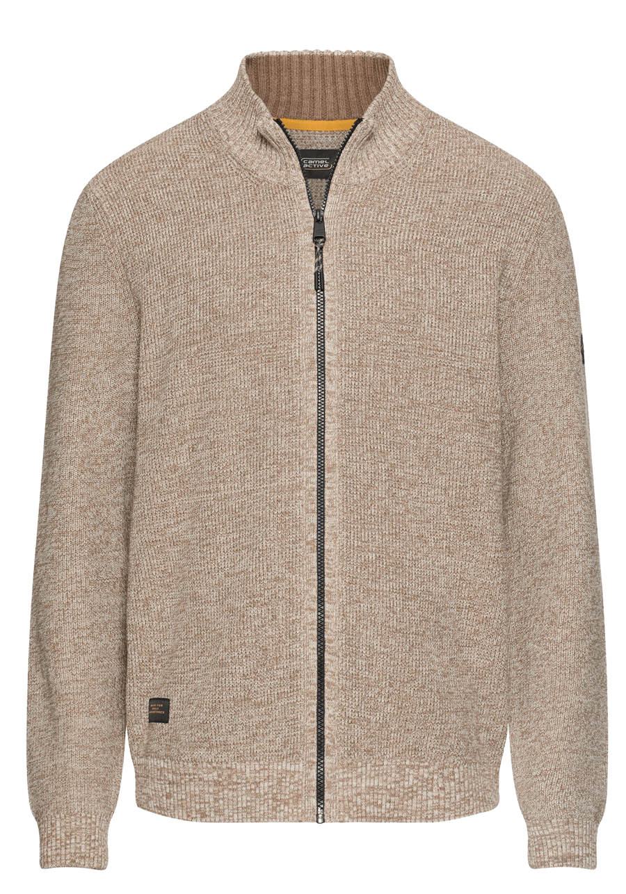Produktbild f�r 'CAMEL ACTIVE Strickjacke Langarm Strick haut'