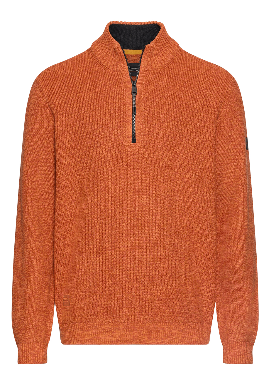 Produktbild f�r 'CAMEL ACTIVE Troyer Langarm Strick orange'