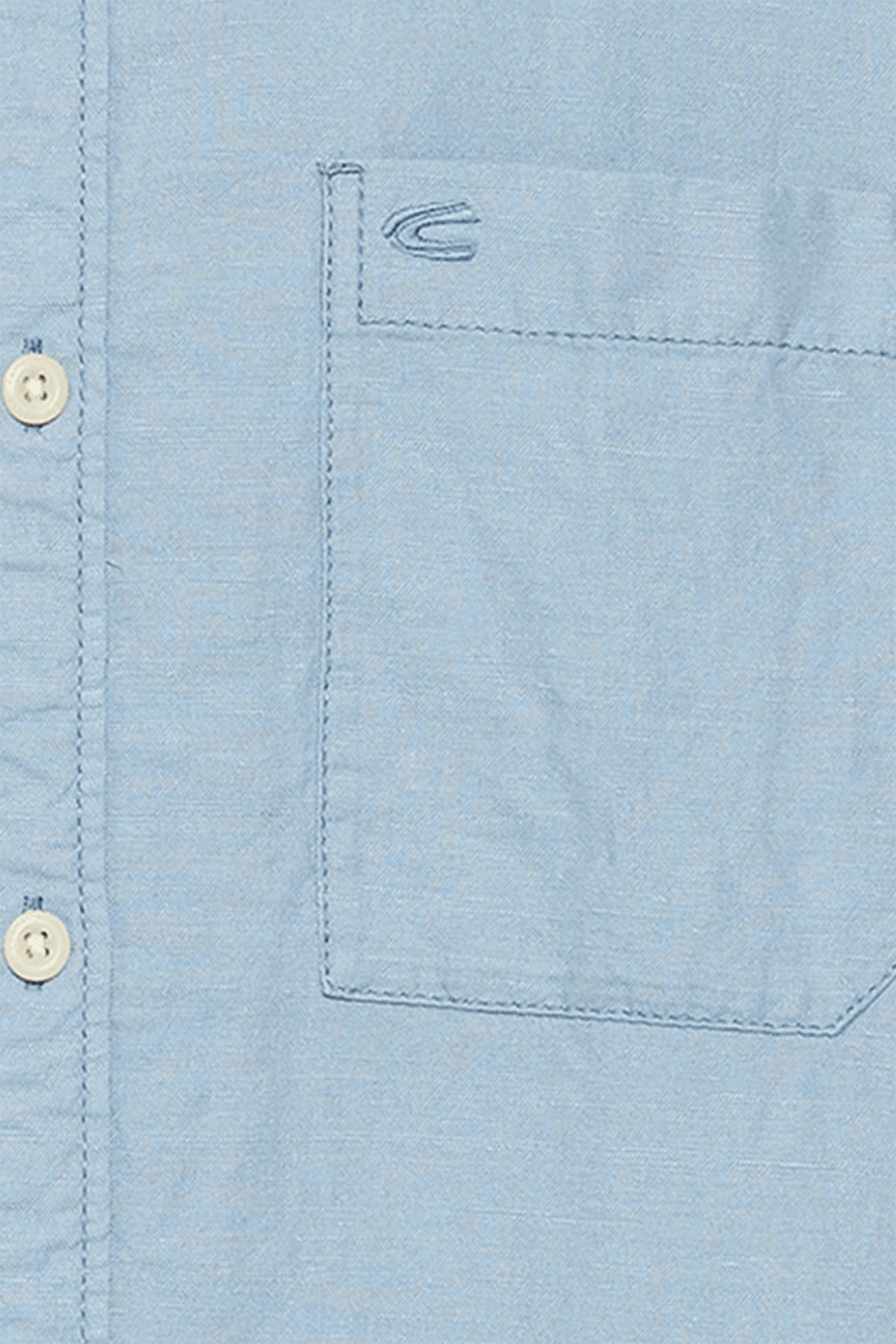 Produktbild fr 'CAMEL ACTIVE Hemd Halbarm Button Down Kragen Leinenmix aqua'