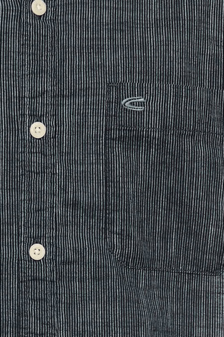 Produktbild f�r 'CAMEL ACTIVE Hemd Halbarm Button Down Kragen Streifen blau'