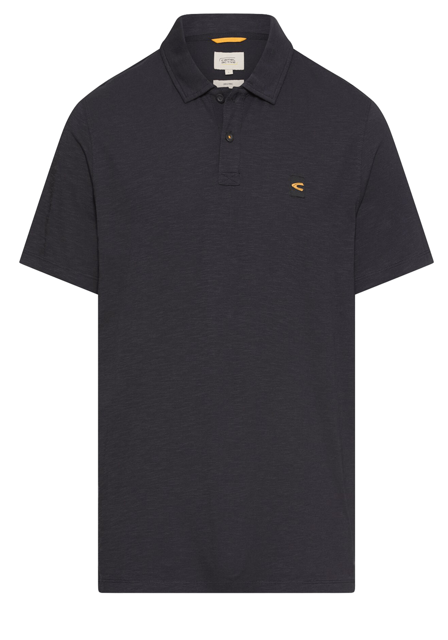 Produktbild f�r 'CAMEL ACTIVE Performance Polo Halbarm gekn�pfter Polokragen Pique nachtblau'