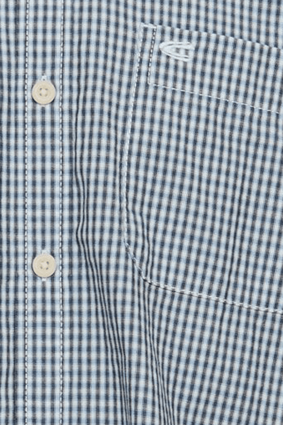 Produktbild f�r 'CAMEL ACTIVE Hemd Halbarm Button Down Kragen Karo blau'