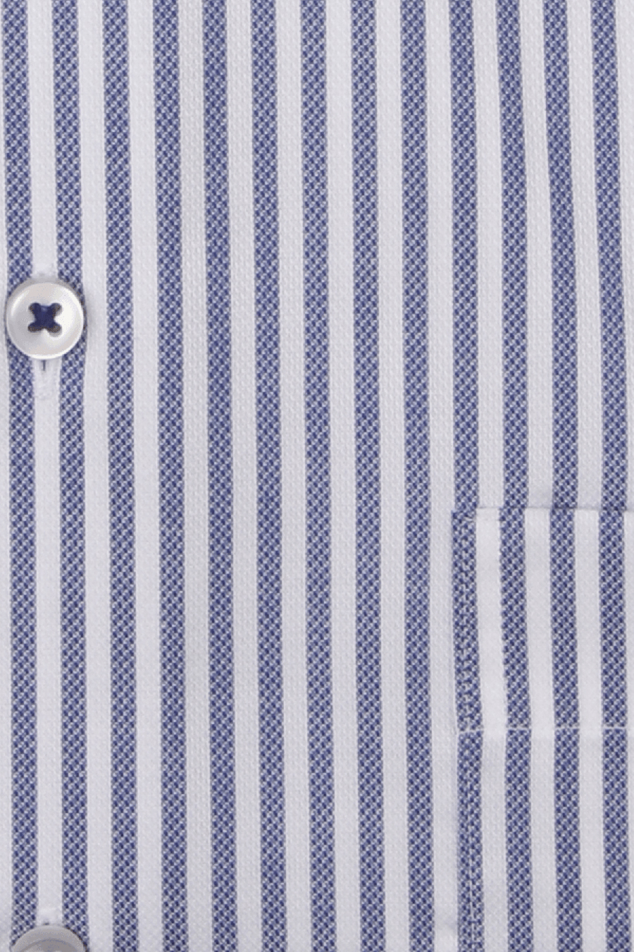 Produktbild fr 'ETERNA Modern Fit Hemd Halbarm New Kent Kragen Fil a Fil Streifen blau'